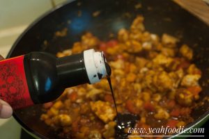 Nasi Goreng Ayam or Spicy Chicken Fried Rice Recipe