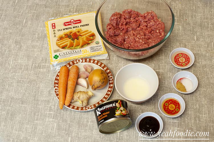 Tasty Homemade Crispy Pork Spring Rolls Recipe