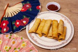Tasty Homemade Crispy Pork Spring Rolls Recipe